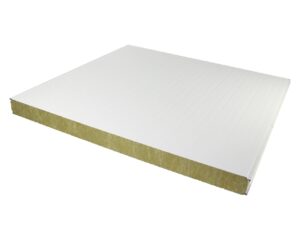 Wandpaneel steenwol EI60 brandwerend wit 80 mm