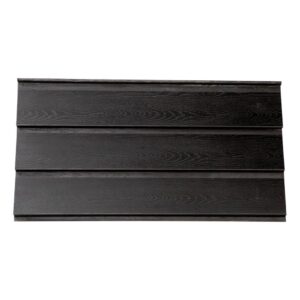 Profielplaat Rabat houtnerf zwart mat